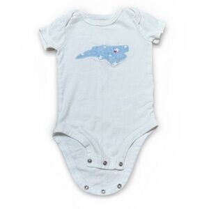 Carter’s Just One You customized Durham North Carolina love white bodysuit 6M